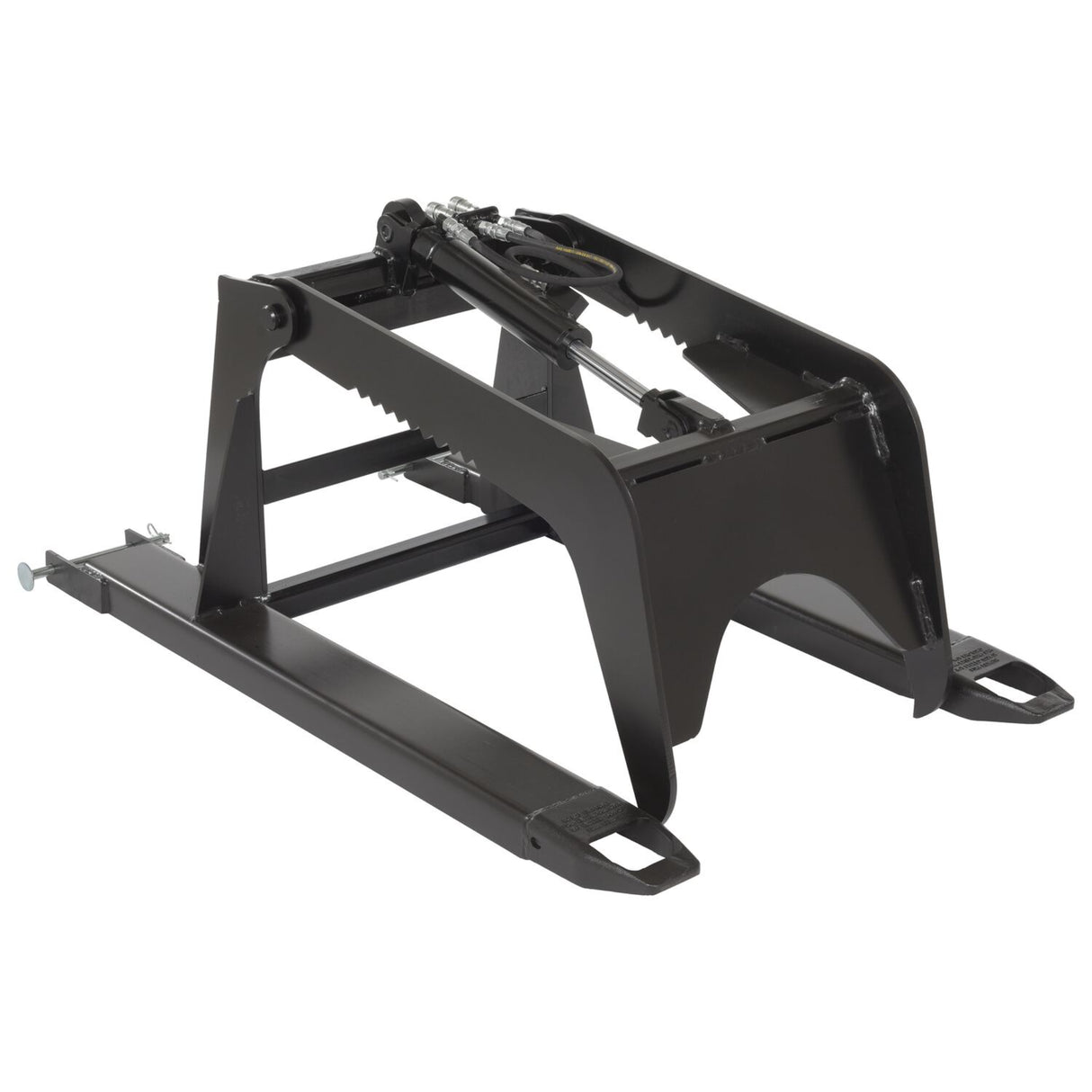 Vestil HMG-35-4 Fork Truck Grapple Attachment — Hydraulic 4,000 lb Forklift Grabber for Rolls, Pipe & Logs
