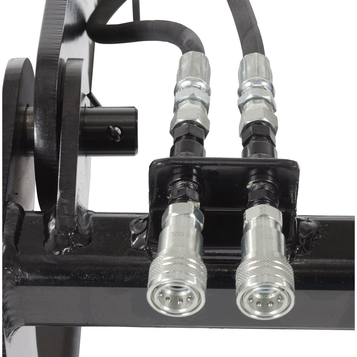 Vestil HMG-35-4 Fork Truck Grapple Attachment — Hydraulic 4,000 lb Forklift Grabber for Rolls, Pipe & Logs
