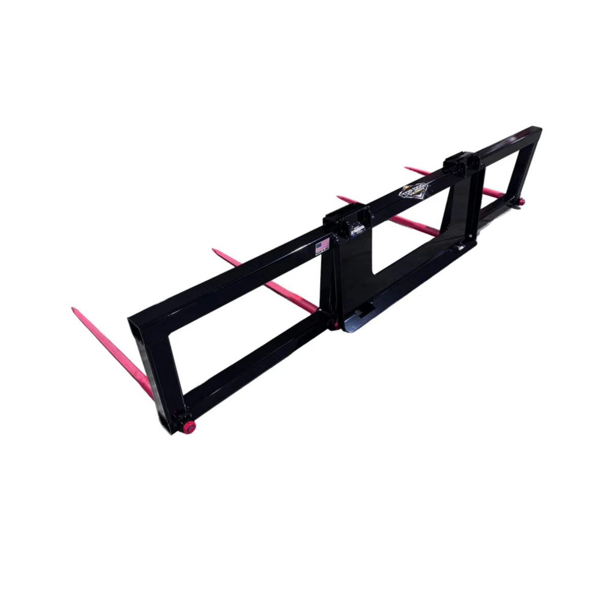 Top Dog Attachments Double Round Bale Spear for Skid Steer & Tractor