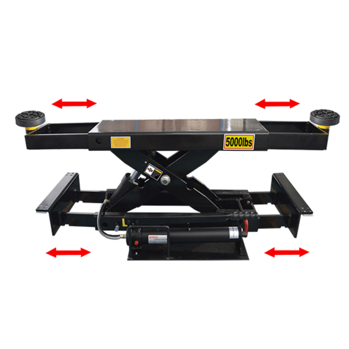 AMGO J5H Manual Rolling Bridge Jack – 5,000 lb Capacity