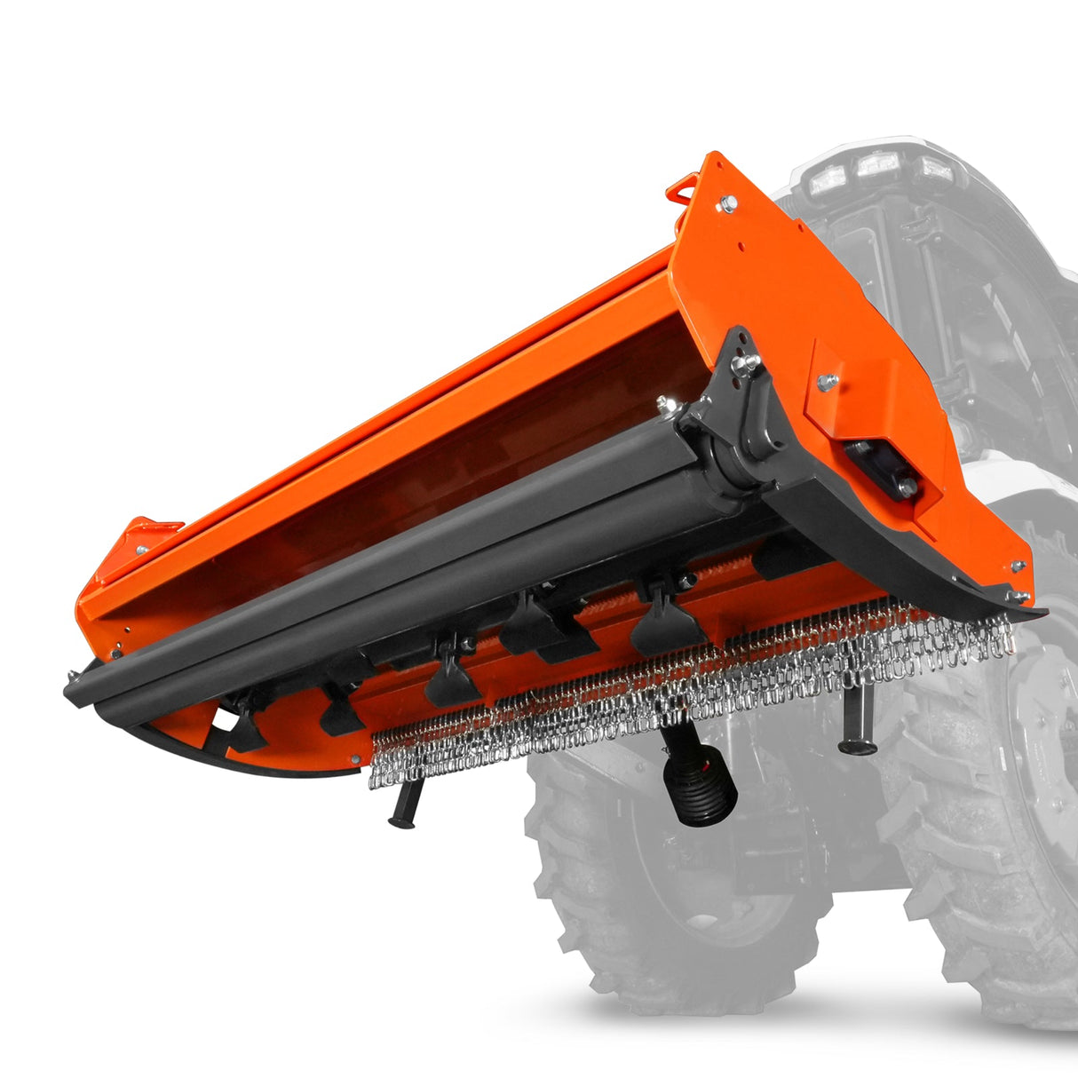 MechMaxx 72" Heavy Duty PTO Flail Mower, Hydraulic Side Shift, 50-75HP, KDK72H