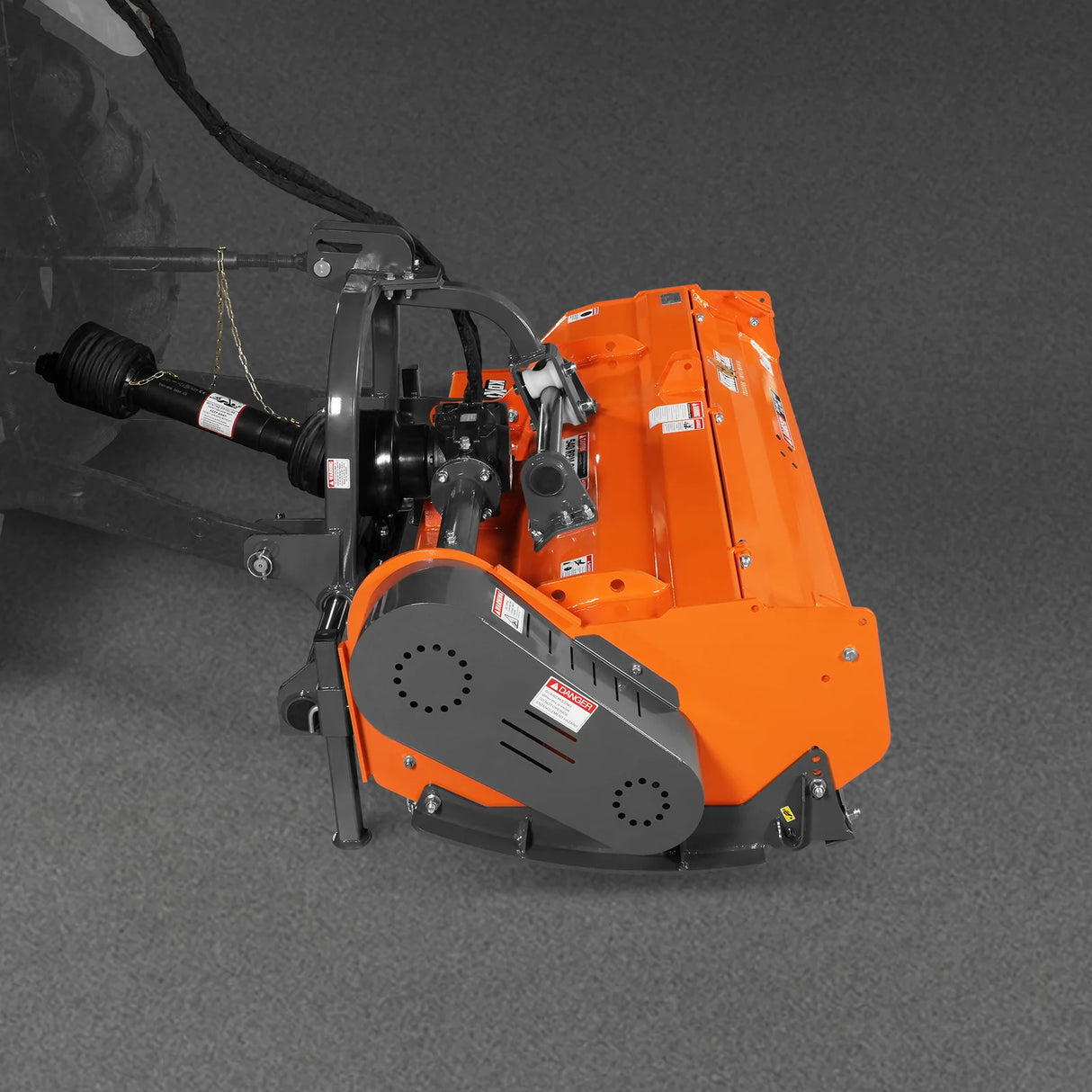 MechMaxx 72" Heavy Duty PTO Flail Mower, Hydraulic Side Shift, 50-75HP, KDK72H