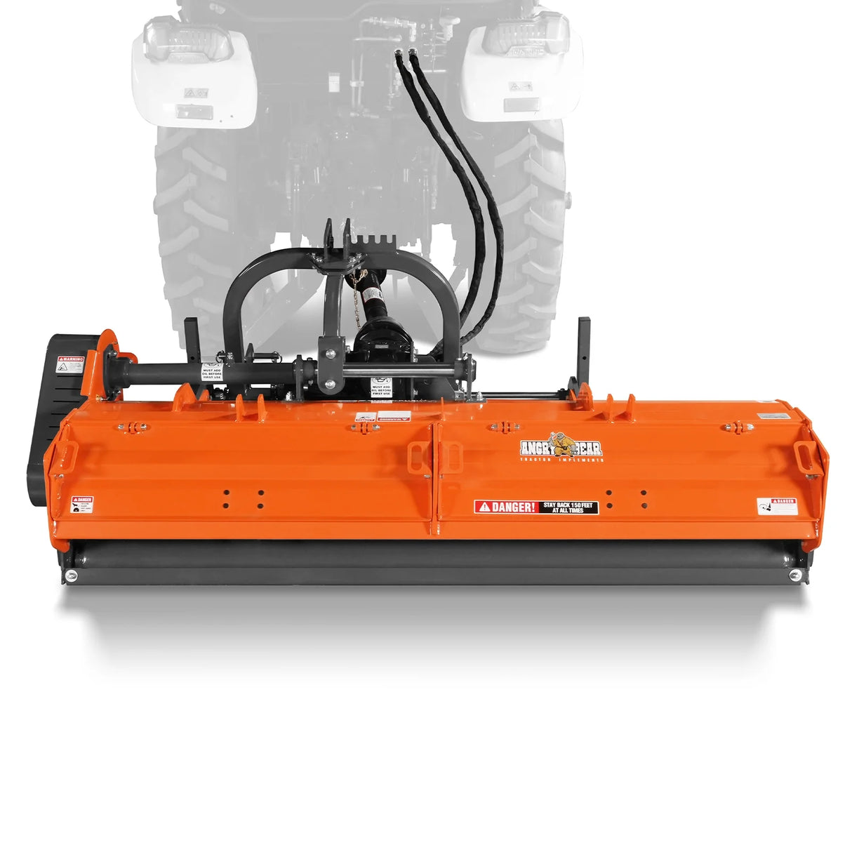 MechMaxx 87" Heavy Duty PTO Flail Mower, Hydraulic Side Shift, 50-90HP, KDK87H