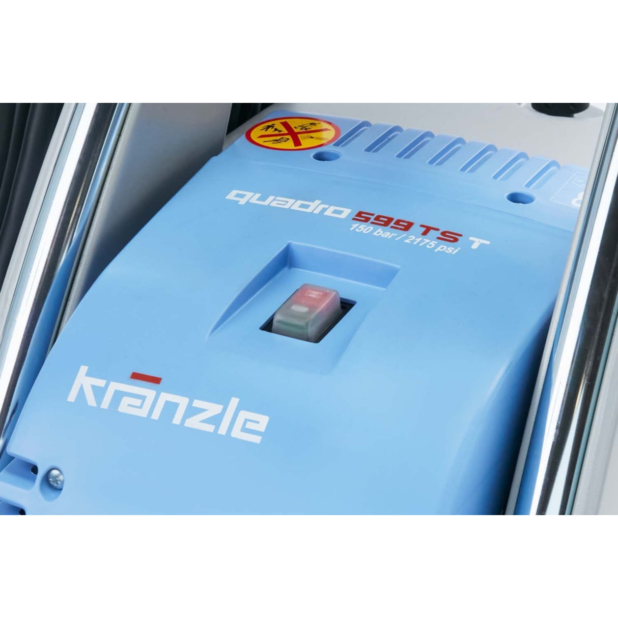 Kranzle K599TST Industrial Electric Pressure Washer - 2200 PSI, 2.5 GPM with Total Stop System, Hose Reel & Dirt Killer Turbo Nozzle
