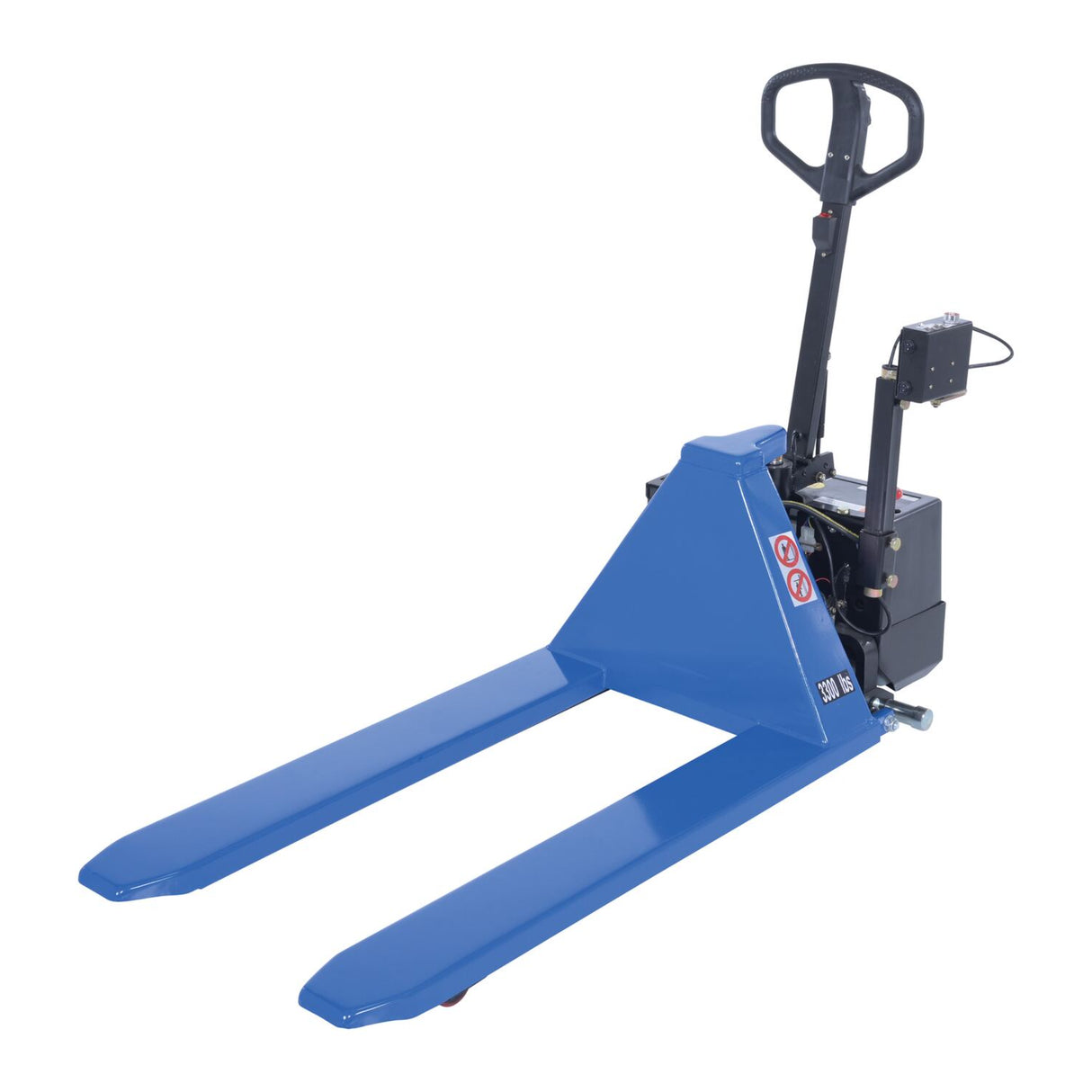 Vestil L-270-DC-HD-PE DC Powered Tote Lifter with Photo Eye Sensor — Precision Height Adjustment for Repeatable Tote Positioning