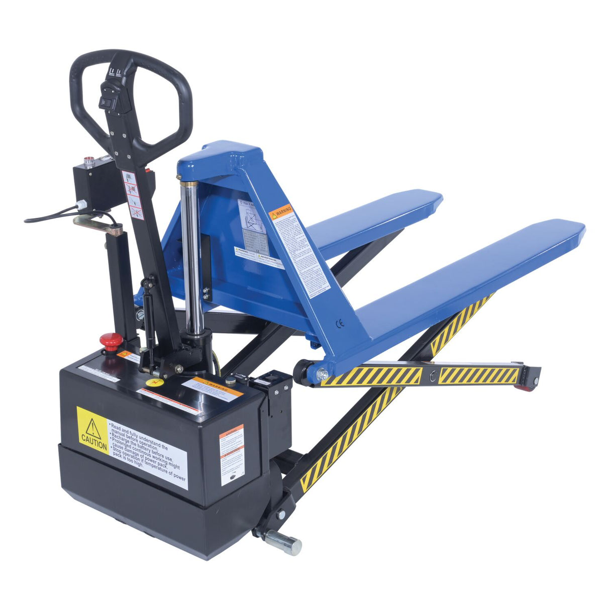 Vestil L-270-DC-HD-PE DC Powered Tote Lifter with Photo Eye Sensor — Precision Height Adjustment for Repeatable Tote Positioning