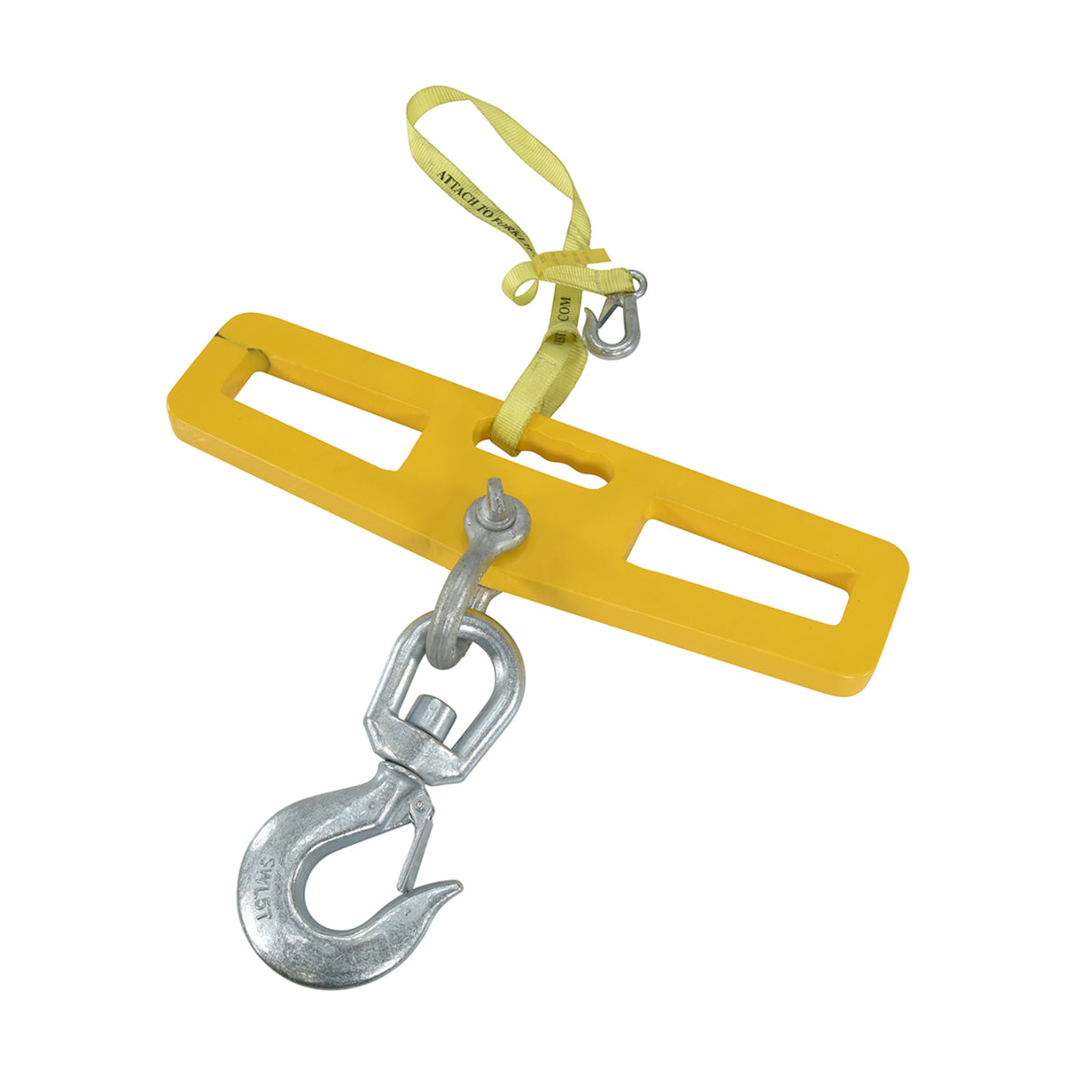 Vestil LM-HP Fork Truck Hook Plate — Forklift Lifting Hook Plate with Anchor Shackle, 4,000–10,000 lb