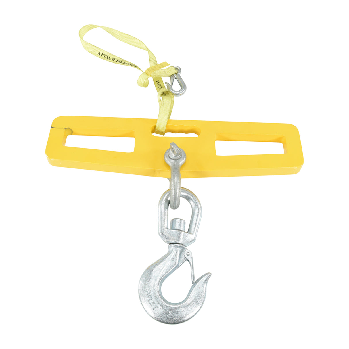 Vestil LM-HP Fork Truck Hook Plate — Forklift Lifting Hook Plate with Anchor Shackle, 4,000–10,000 lb