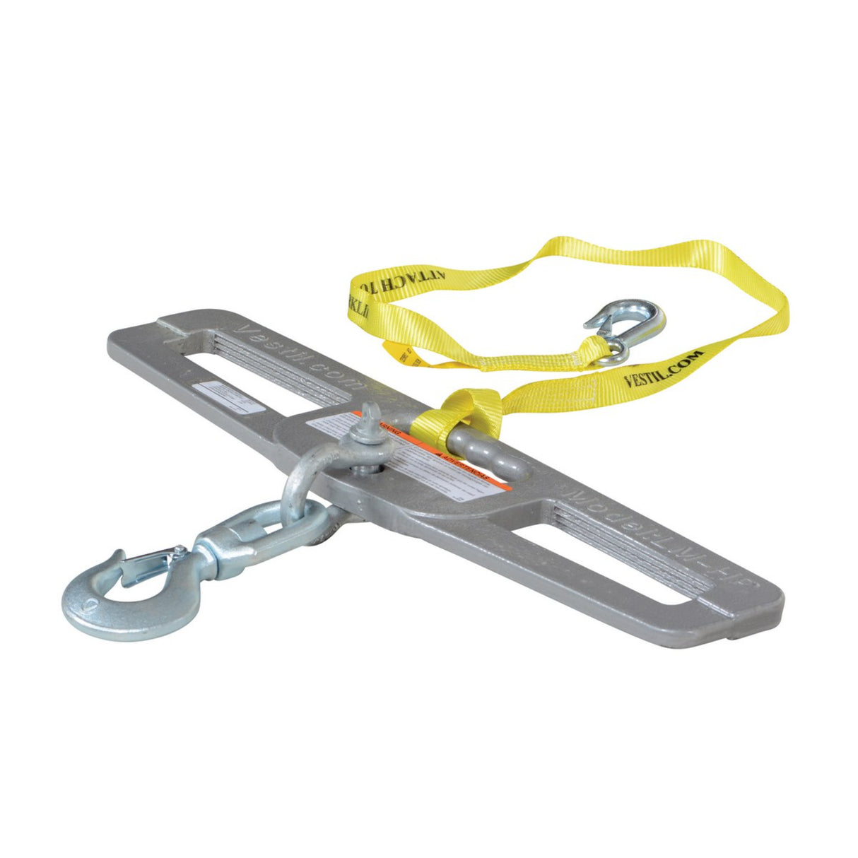 Vestil LM-HP Fork Truck Hook Plate — Forklift Lifting Hook Plate with Anchor Shackle, 4,000–10,000 lb
