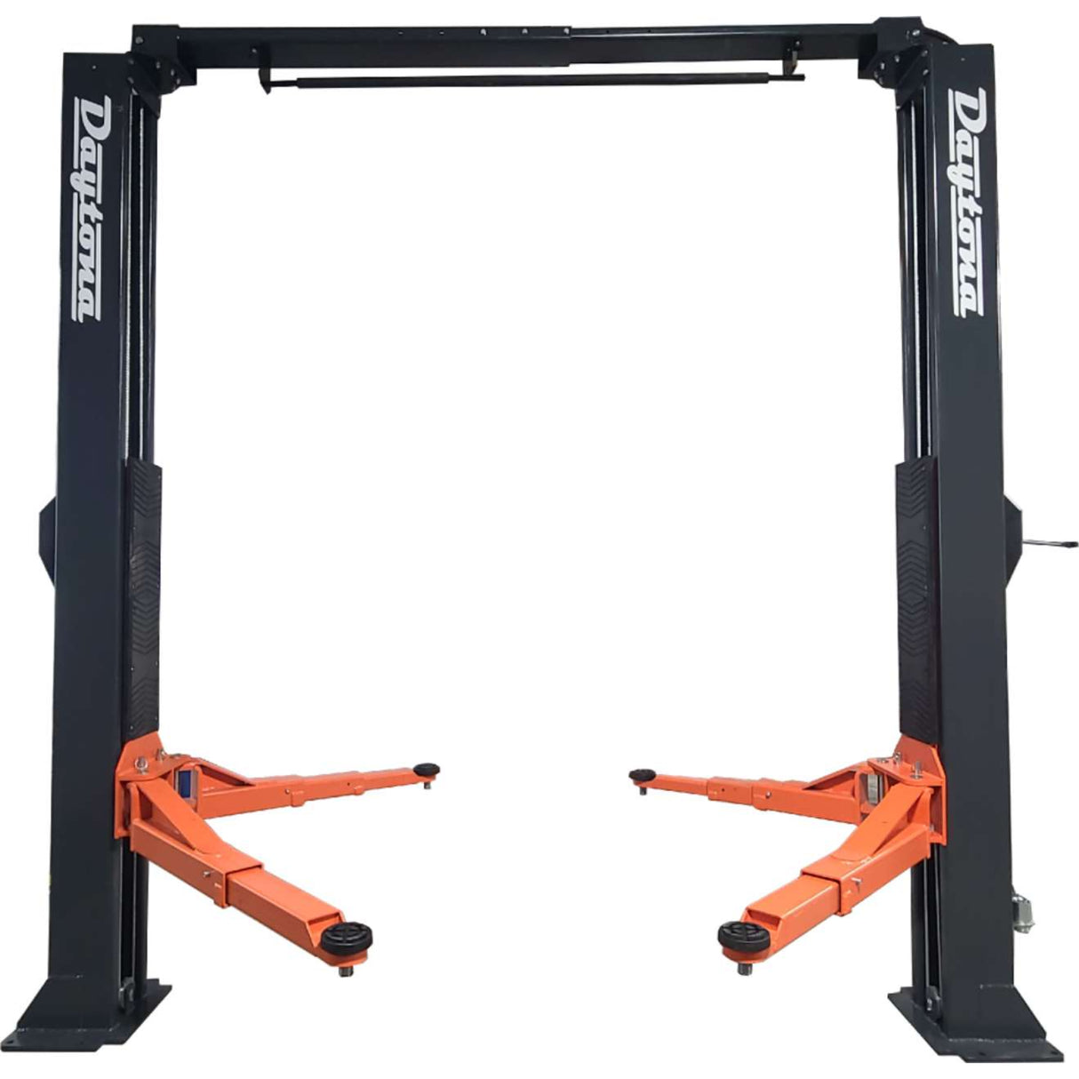 Daytona LTPA10 10,000 lb 2-Post Adjustable Lift – Commercial Automotive Lift with 3 Width Settings & Dual Direct-Drive Cylinders