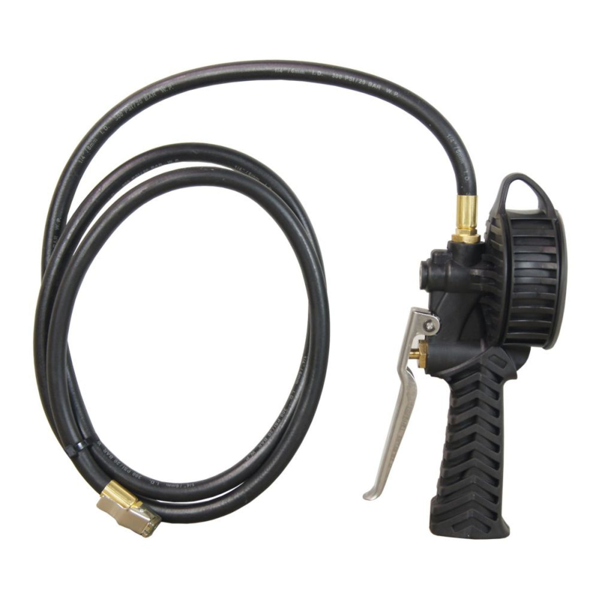 Martins Industries Flate Mate Analog Handheld Tire Inflator – 174 PSI Professional Tire Gauge & Inflator