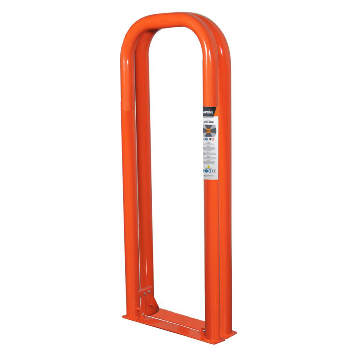 Martins Industries Portable 2-Bar Wide-Base Tire Inflation Cage – 48" Tire Capacity (MIC-2WB)
