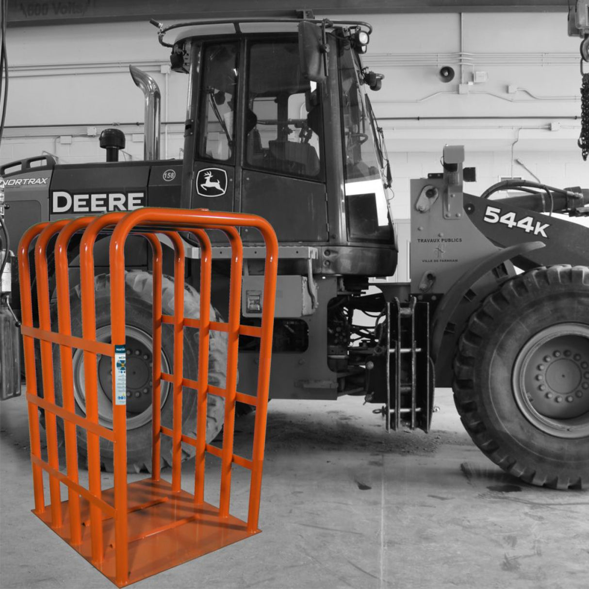 Martins Industries OTR 5-Bar Tire Inflation Cage (MIC-OTR) – OSHA-Compliant Reinforced Safety Cage for Off-Road, Military, Tractor & Aircraft Tires up to 62″ OD, 130 PSI