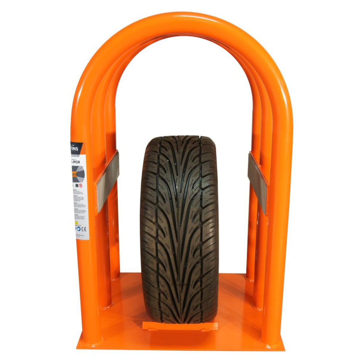 Martins Industries Passenger Car & SUV Tire Inflation Cage (MIC-PCR) – OSHA-Compliant 3-Bar Safety Cage for Car, SUV & Smaller Tires up to 35″ OD, 130 PSI
