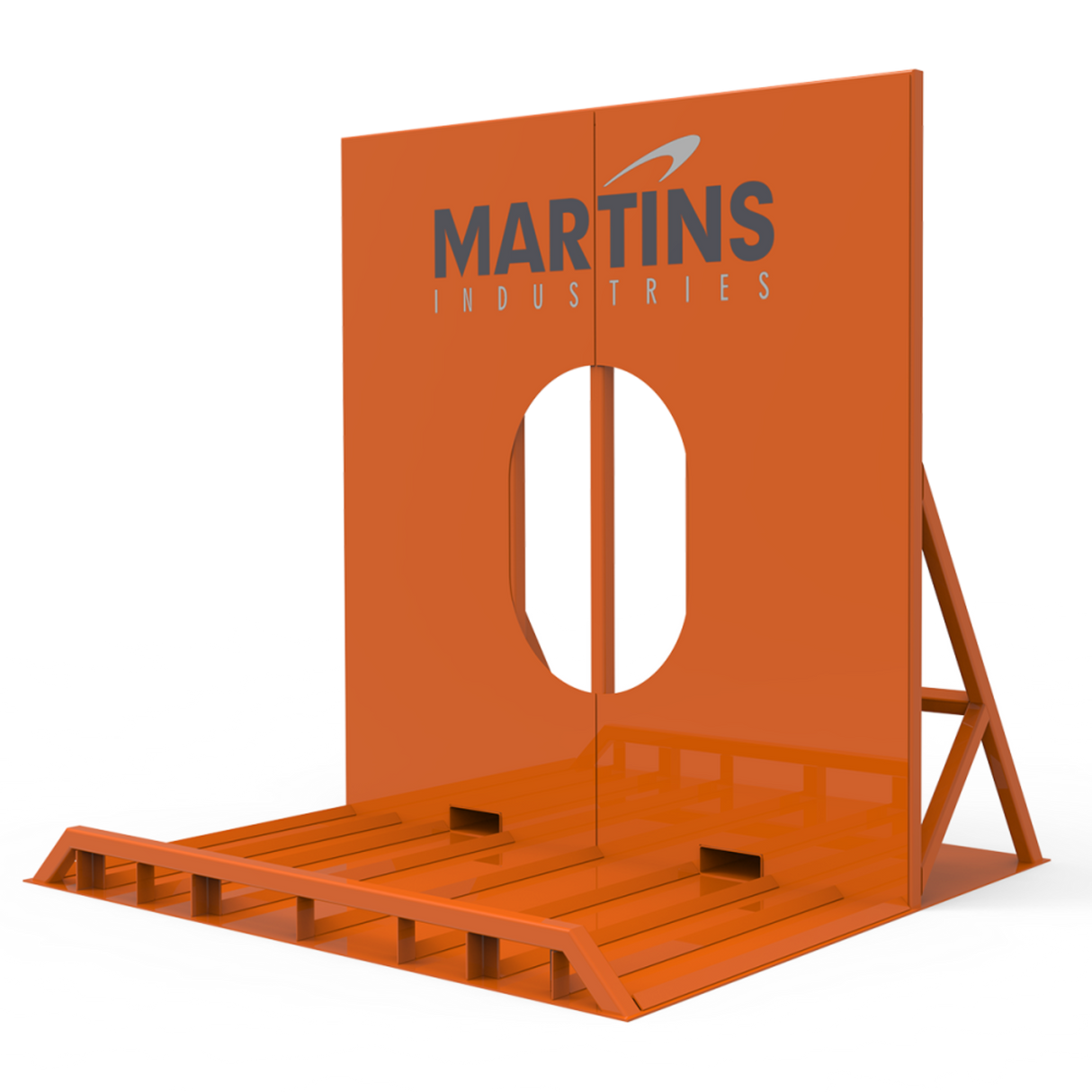 Martins Industries 80″ Tire Inflating Barrier / Inflation Cage (MITB-80) – OSHA-Compliant Safety Cage for OTR, Mining & Tractor Tires up to 80″ OD, 145 PSI