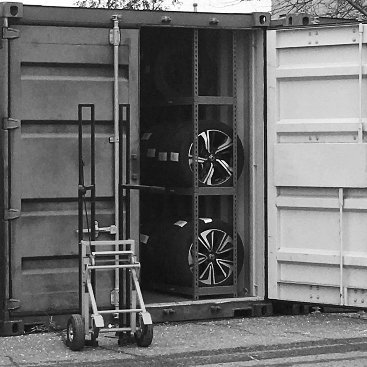 Martins Industries 3-Tier Tire Storage Rack – 88" x 16" x 86" Passenger & Light Truck Tire Rack