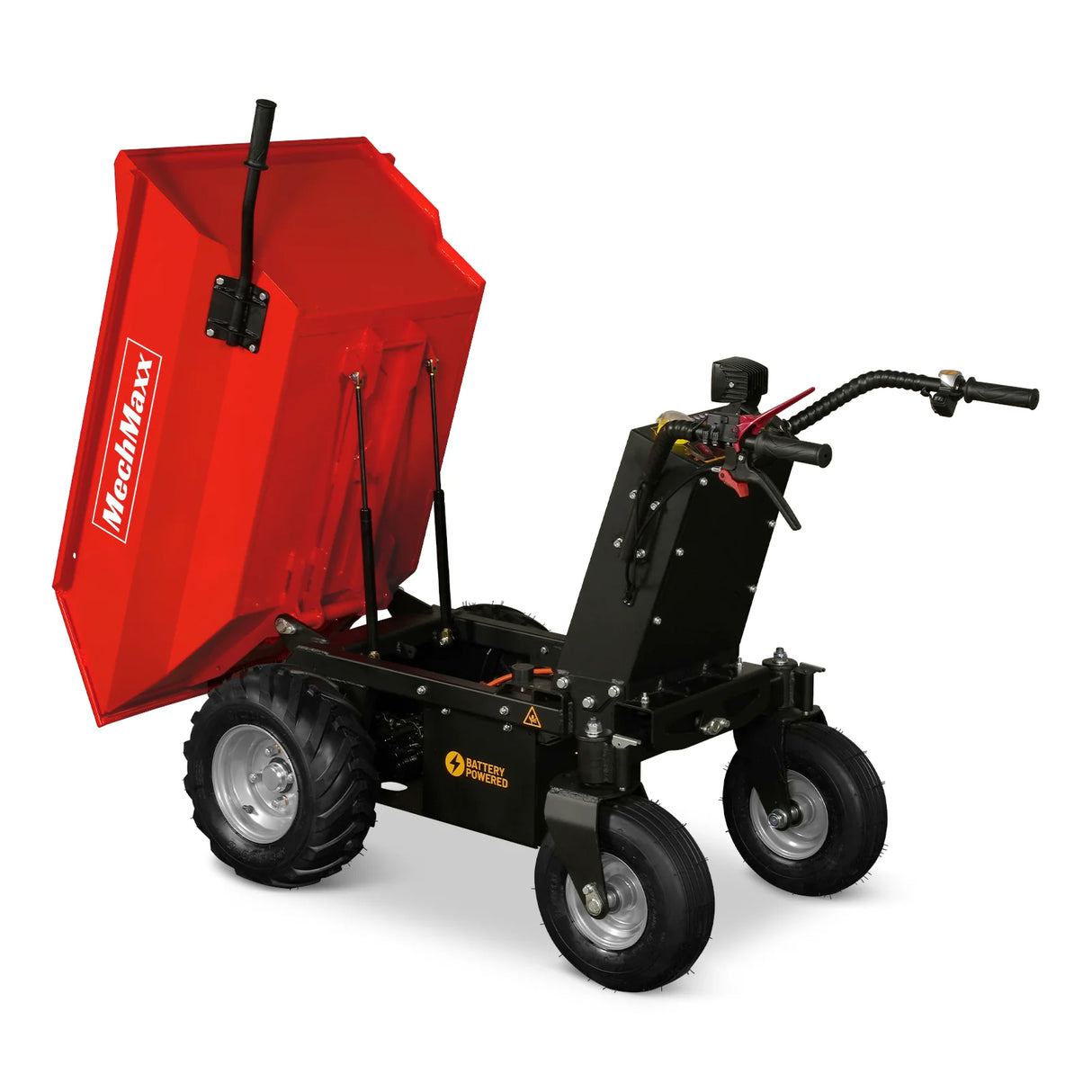 MechMaxx 1100lb Electric Mini Dumper, 1000W 48V Brushless DC Motor, E50