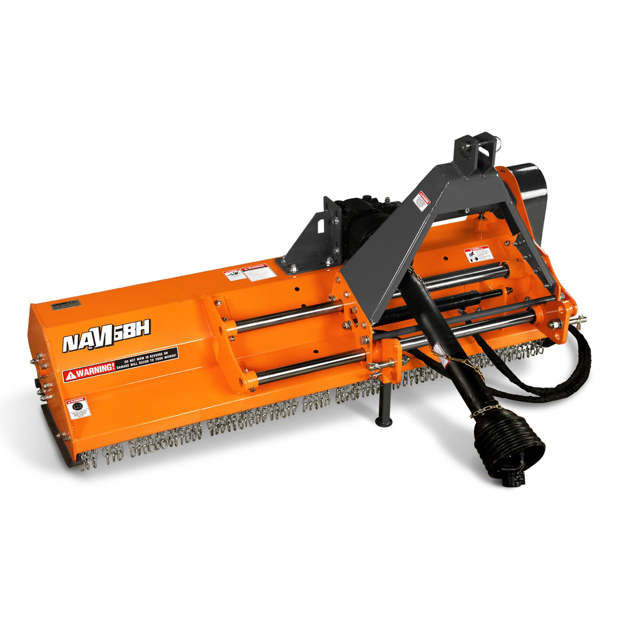 MechMaxx 68" PTO Flail Mower, Hydraulic Side Shift, 3-Point, 30-60HP, NAM68H