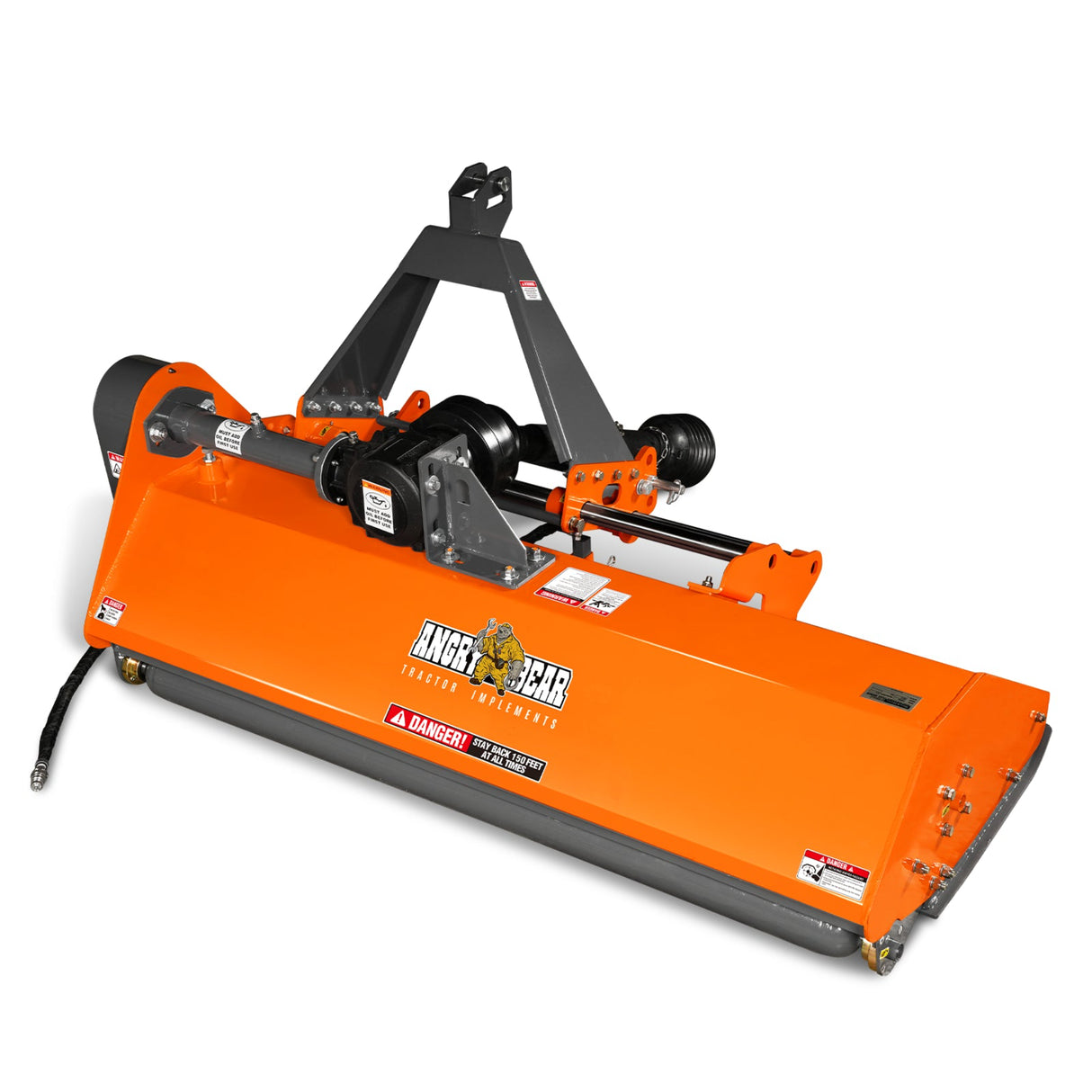MechMaxx 68" PTO Flail Mower, Hydraulic Side Shift, 3-Point, 30-60HP, NAM68H