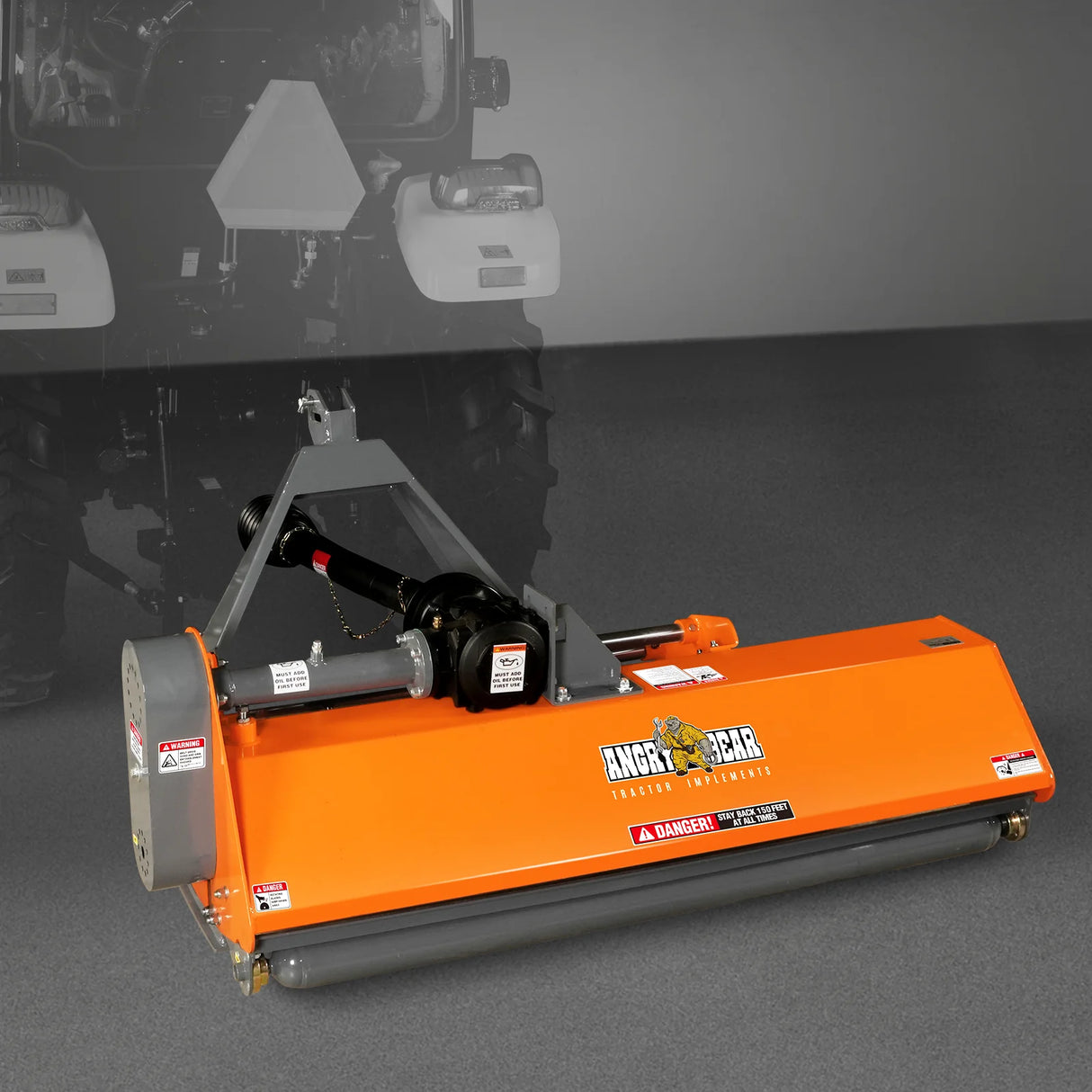 MechMaxx 68" PTO Flail Mower, Hydraulic Side Shift, 3-Point, 30-60HP, NAM68H