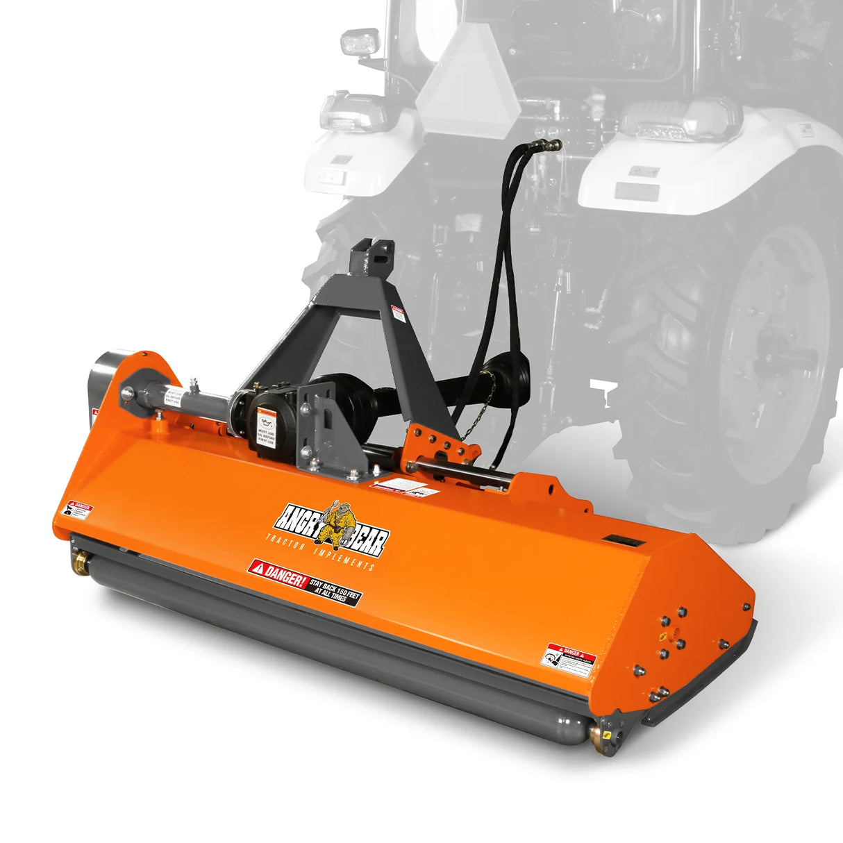 MechMaxx 68" PTO Flail Mower, Hydraulic Side Shift, 3-Point, 30-60HP, NAM68H