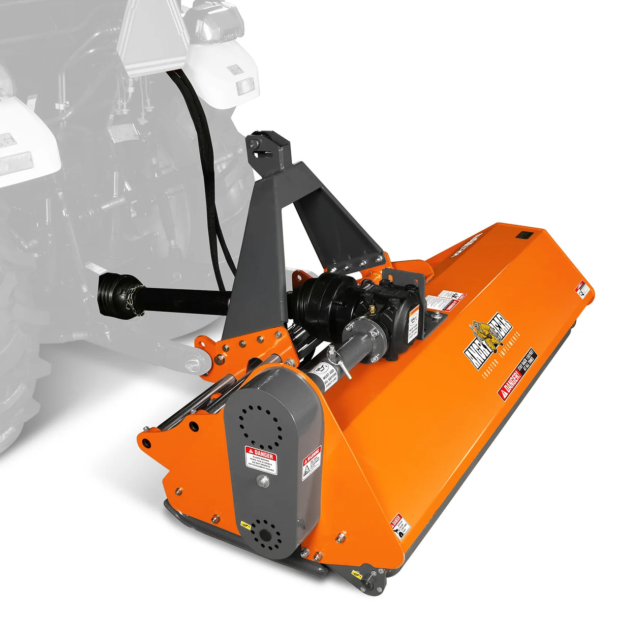 MechMaxx 72" PTO Flail Mower, Hydraulic Side Shift, 3-Point, 45-85HP, NAM72H