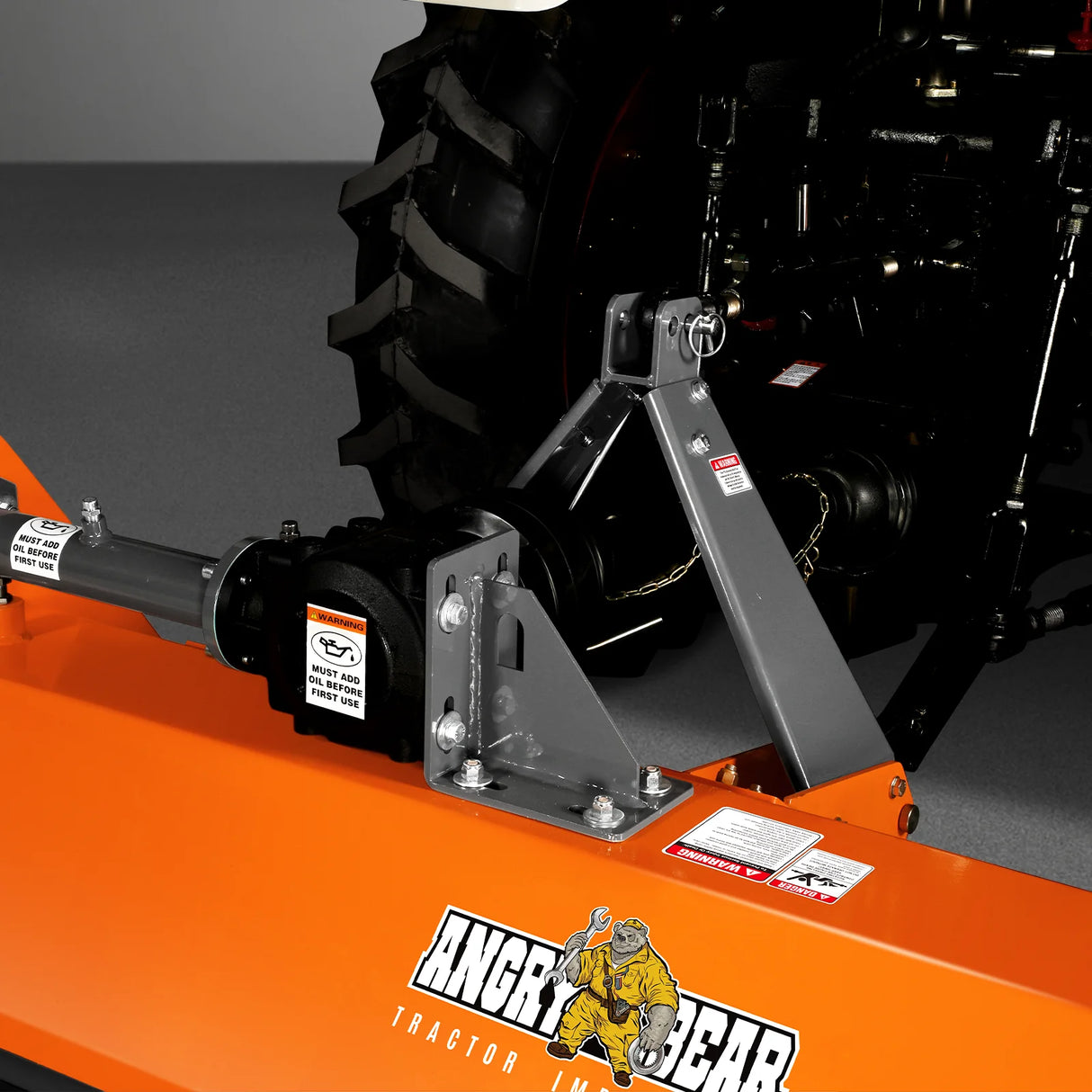 MechMaxx 72" PTO Driven Flail Mower, 3-Point, 45-85HP, NAM72