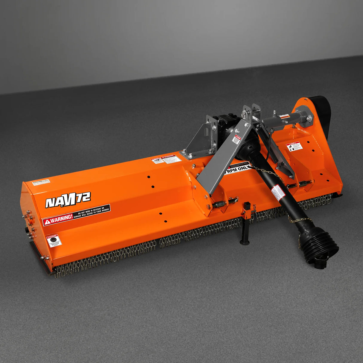 MechMaxx 72" PTO Driven Flail Mower, 3-Point, 45-85HP, NAM72