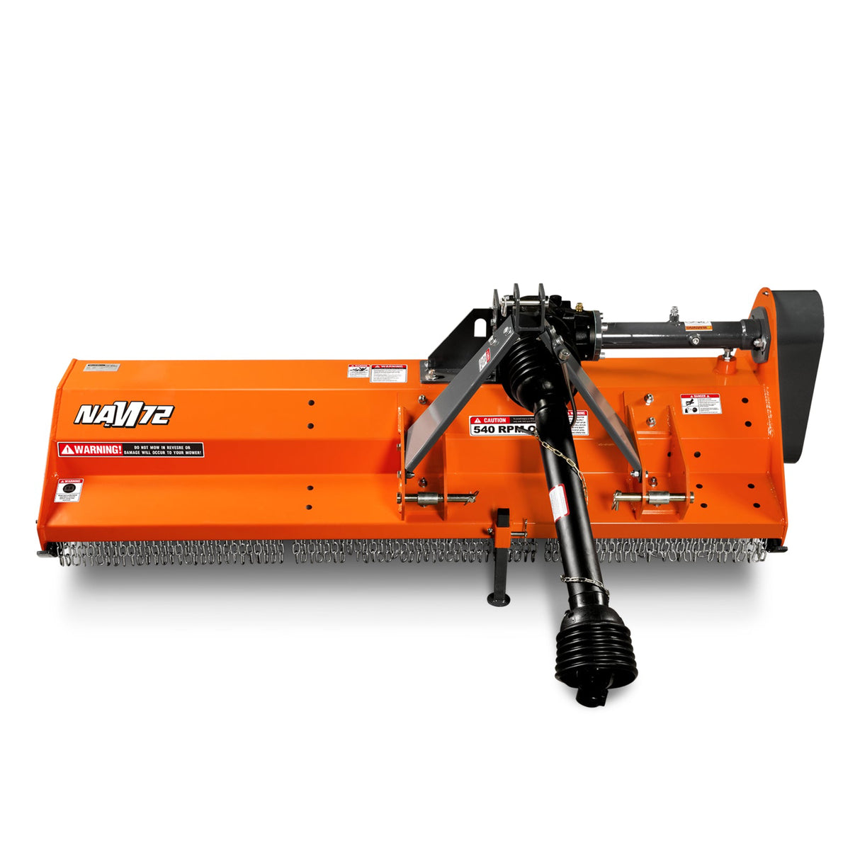 MechMaxx 72" PTO Driven Flail Mower, 3-Point, 45-85HP, NAM72
