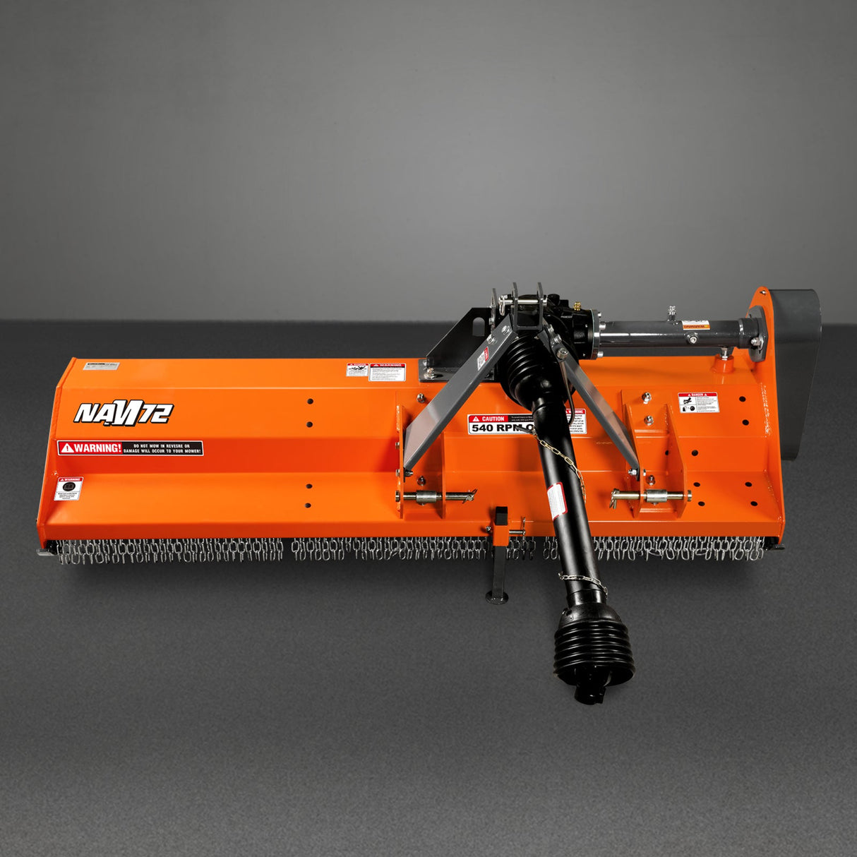 MechMaxx 72" PTO Driven Flail Mower, 3-Point, 45-85HP, NAM72