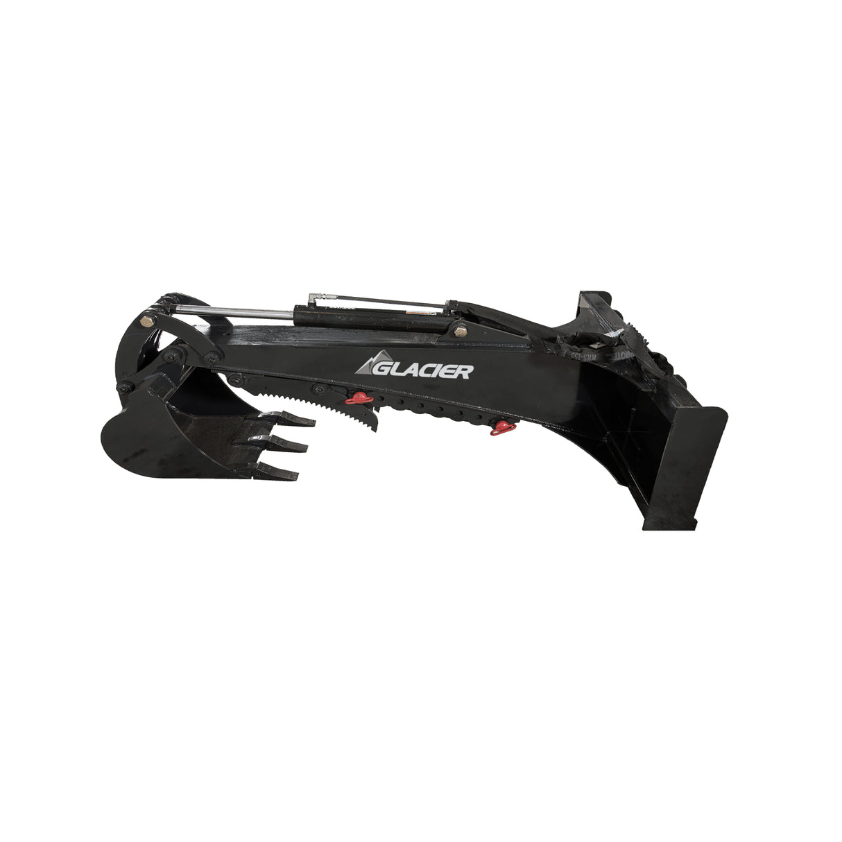 Glacier Attachments Fixed-Boom Backhoe Attachment for Skid Steers