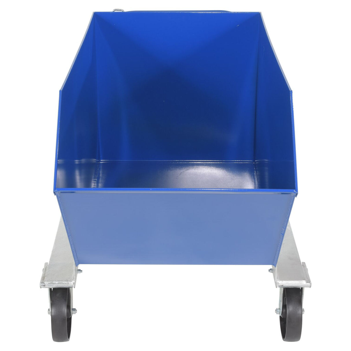 Vestil P-HOP Portable Steel Hoppers | Mobile Self-Dumping Hopper with Foot-Locking Casters, 2,000 lb, 0.5–1.5 Cubic Yard, 8 Colors