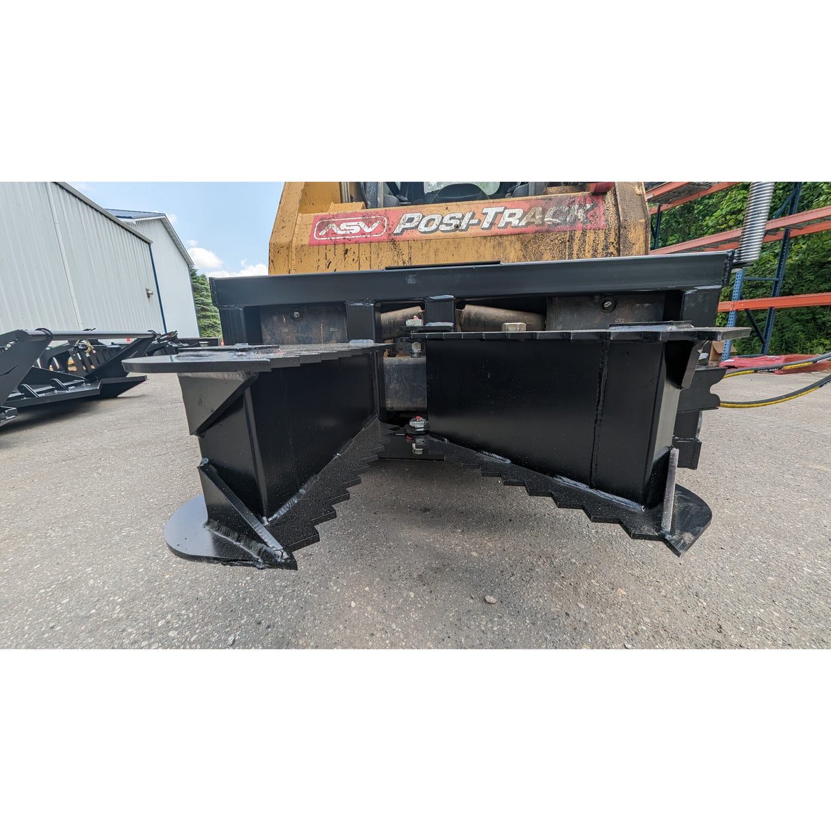 Glacier Attachments Tree/Post Puller for Skid Steers
