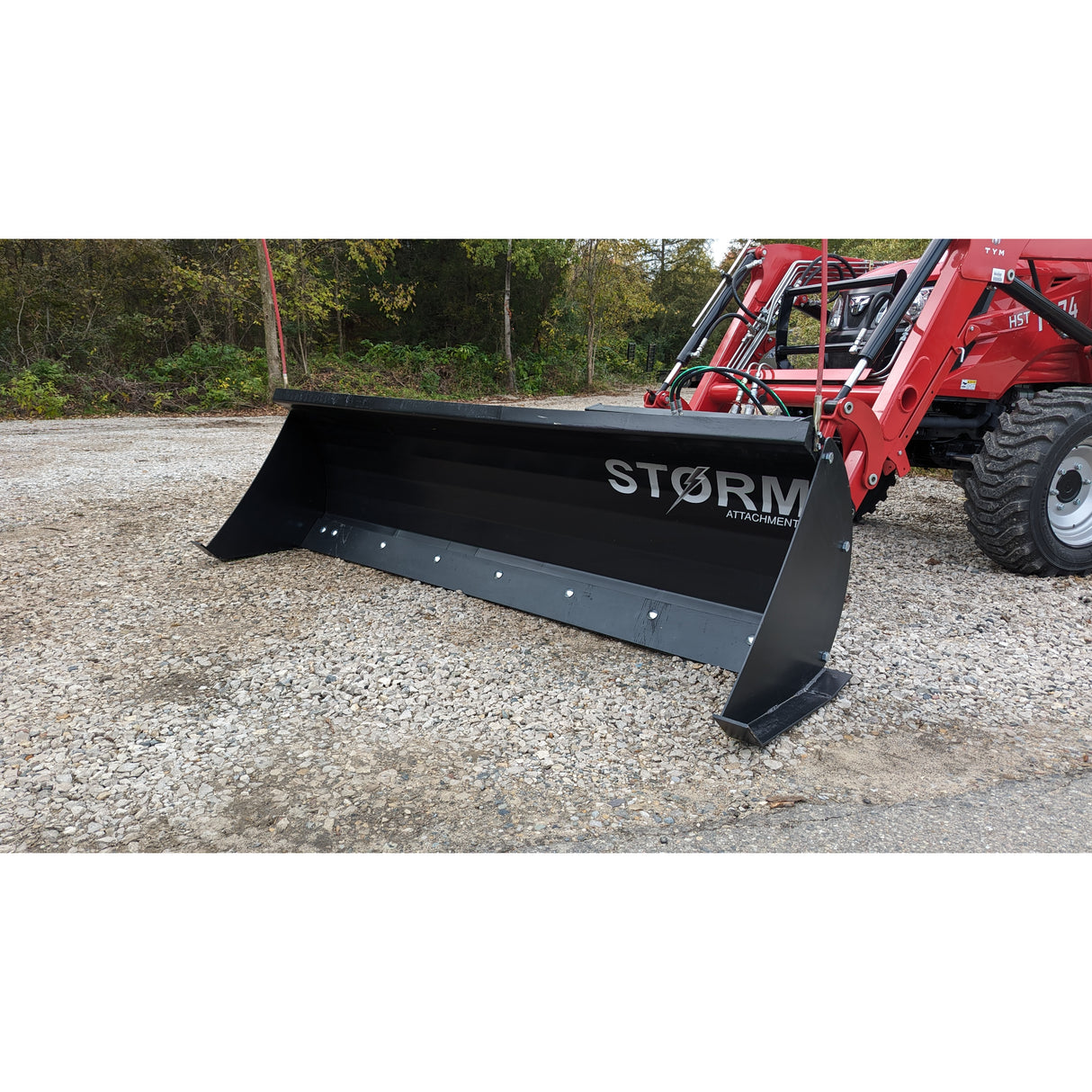 Glacier Attachments - Storm Angle Snow Blade (Steel Edge)