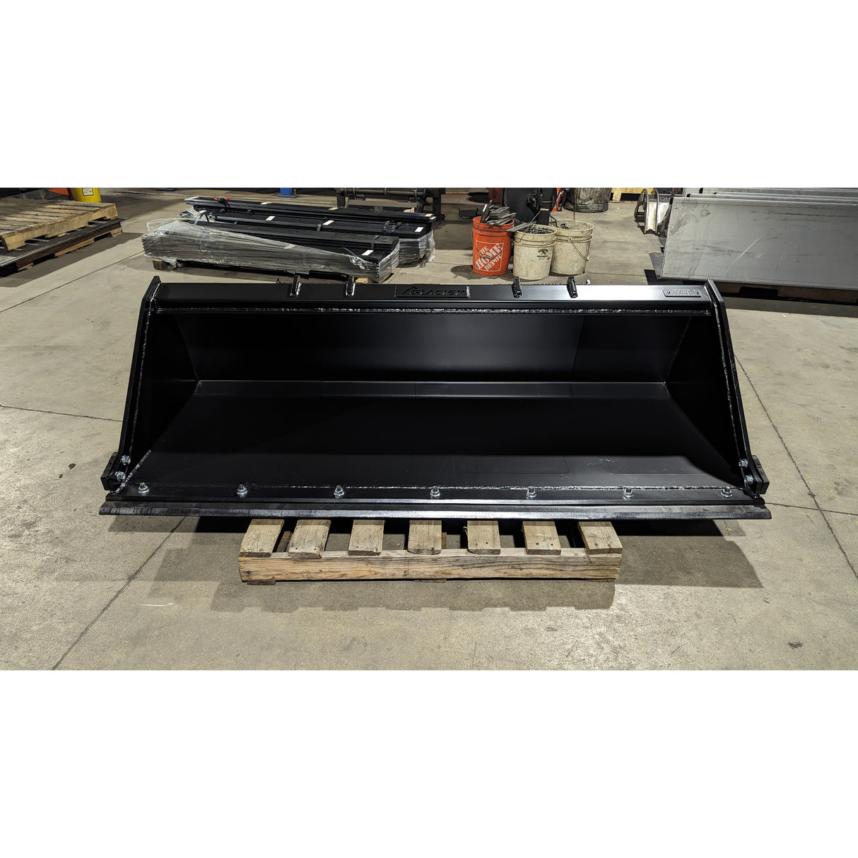 Glacier Attachments Extreme General Purpose Material/Demolition Bucket for Skid Steers