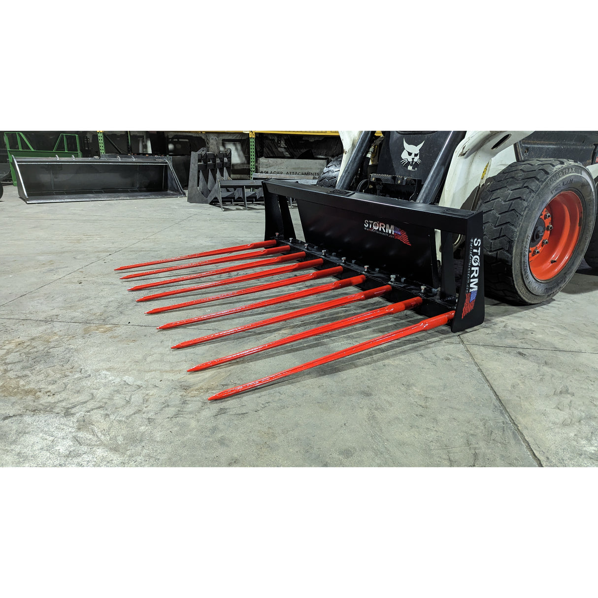 Glacier Attachments - Storm 68" Manure Fork Tine Bucket