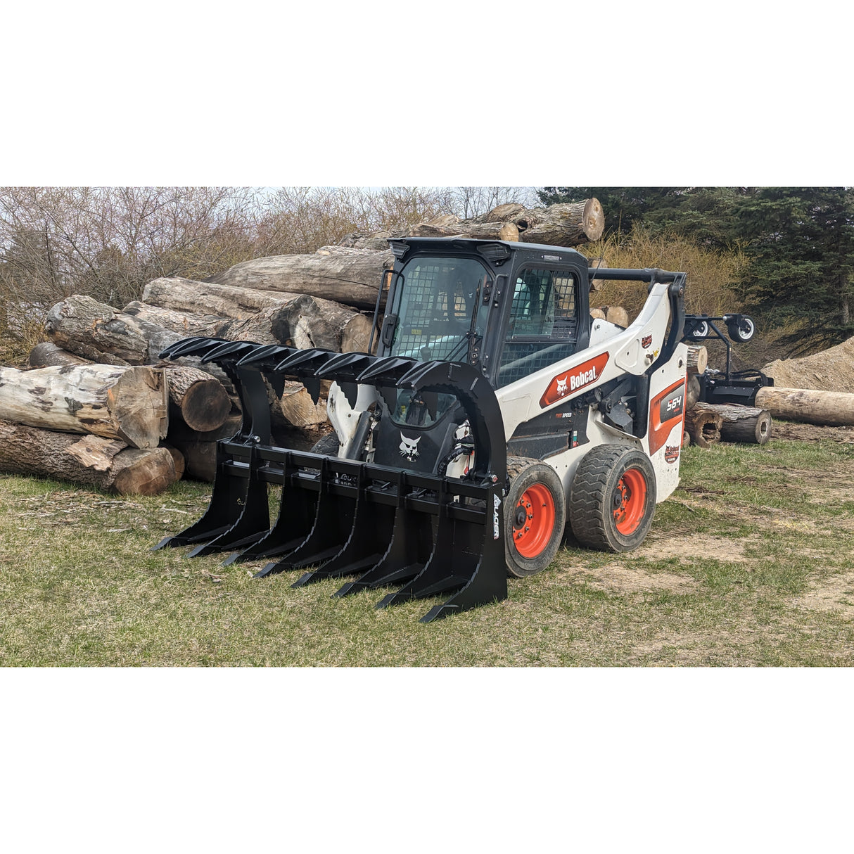 Glacier Attachments Extreme Rake/Brush Grapple for Skid Steers