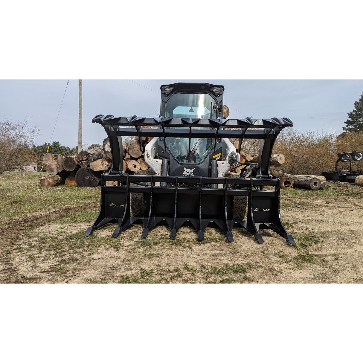 Glacier Attachments Extreme Rake/Brush Grapple for Skid Steers