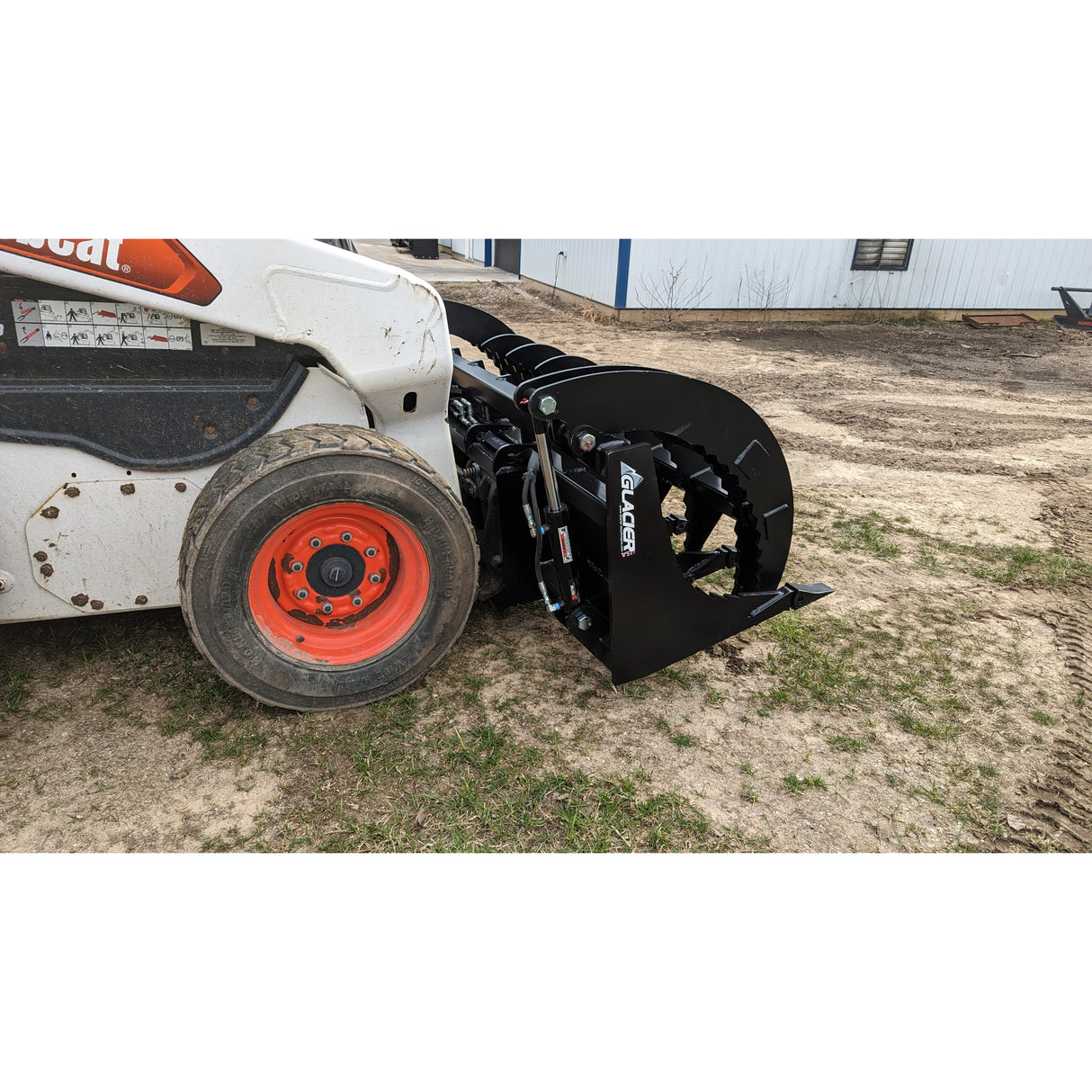 Glacier Attachments Extreme Rake/Brush Grapple for Skid Steers