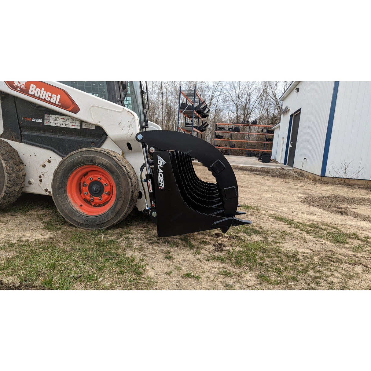 Glacier Attachments Extreme Rake/Brush Grapple for Skid Steers