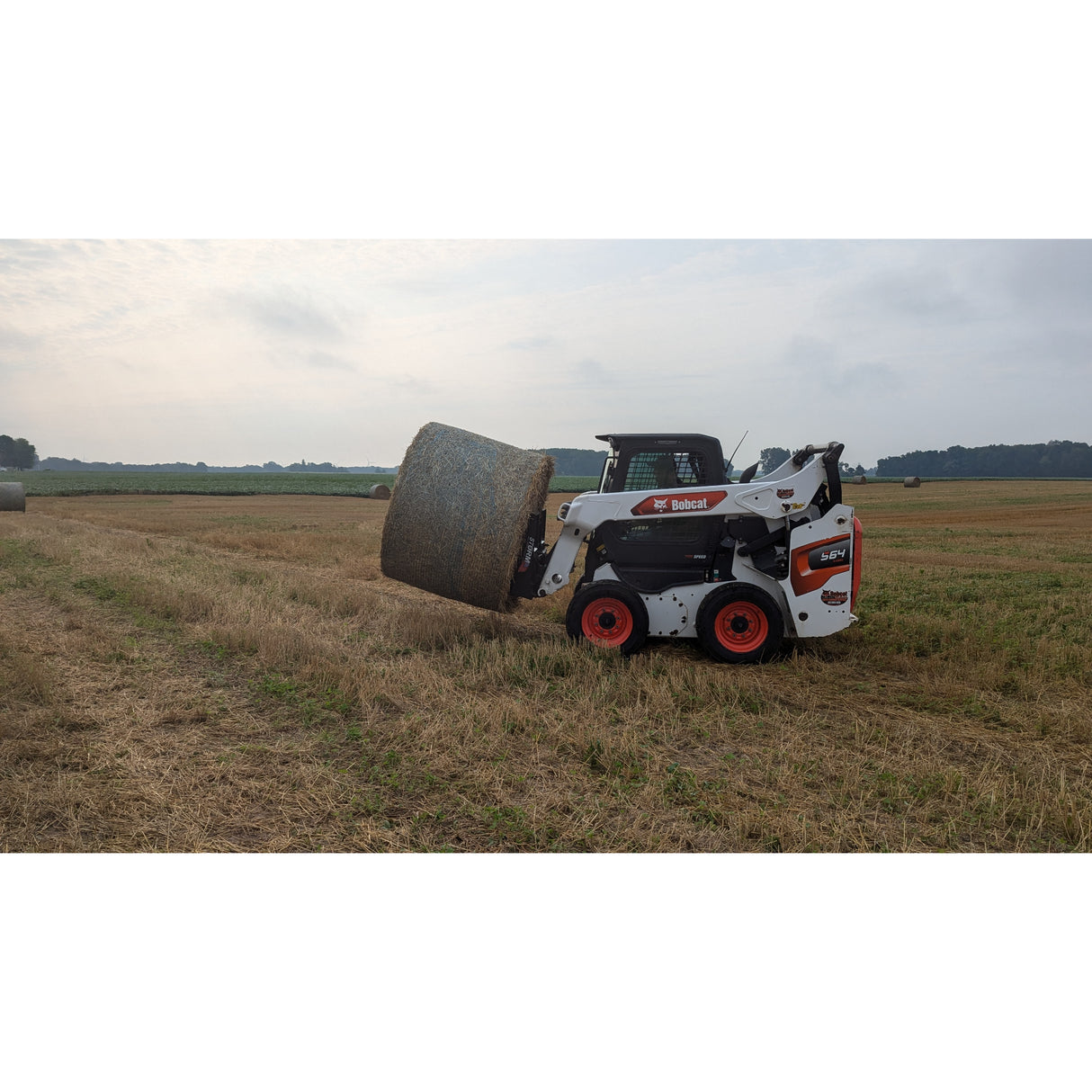 Glacier Attachments - Storm Hay Spear Pallet Forks (Adjustable Double Spear)