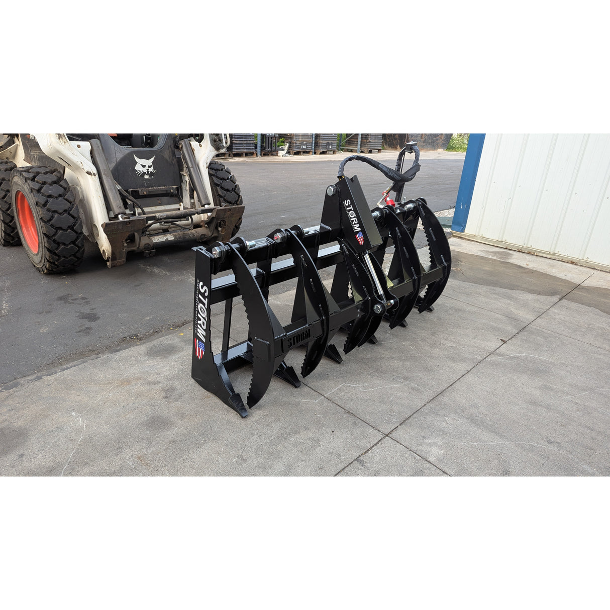 Glacier Attachments - Storm 60" Rake/Brush Grapple (1 Cylinder)