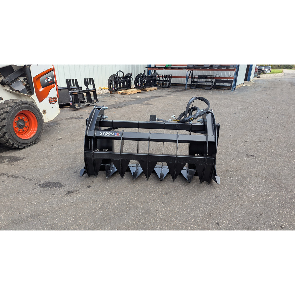 Glacier Attachments - Storm 60" Rake/Brush Grapple (2 Cylinder)