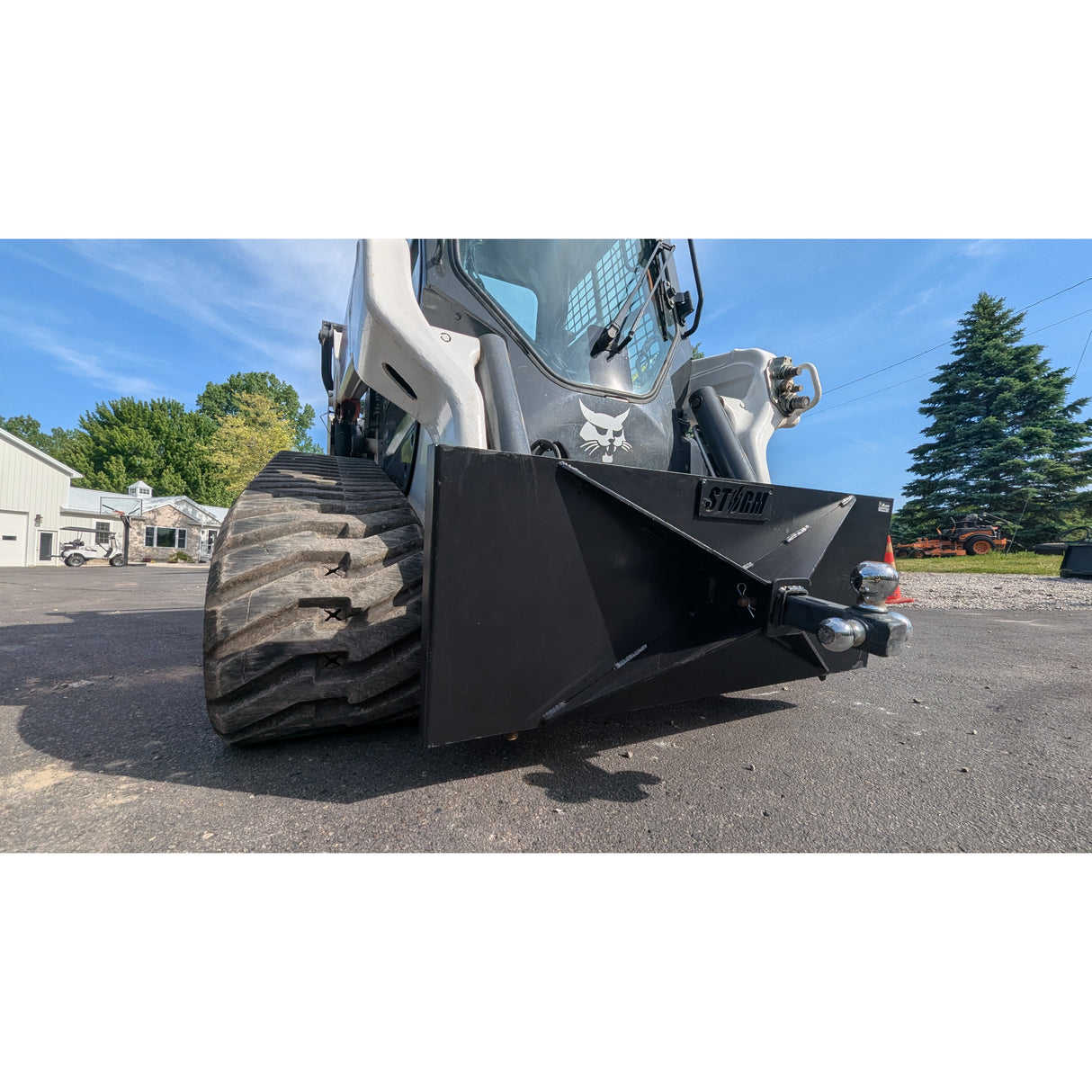 Glacier Attachments Trailer Spotter for Skid Steers