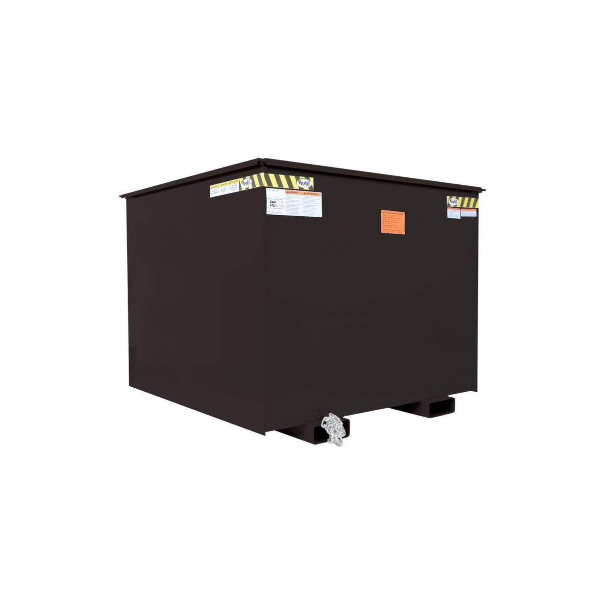 Vestil R Series Rotator Box Hoppers | Forklift Rotator Bulk Transfer, Heavy-Duty Steel, 6,000 lb, 1.25 & 2.5 Cubic Yard, 8 Colors