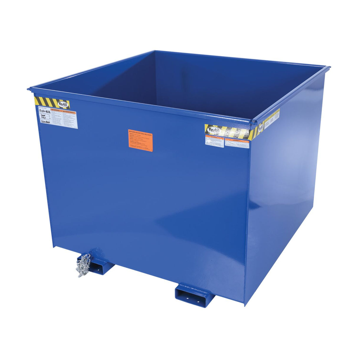 Vestil R Series Rotator Box Hoppers | Forklift Rotator Bulk Transfer, Heavy-Duty Steel, 6,000 lb, 1.25 & 2.5 Cubic Yard, 8 Colors