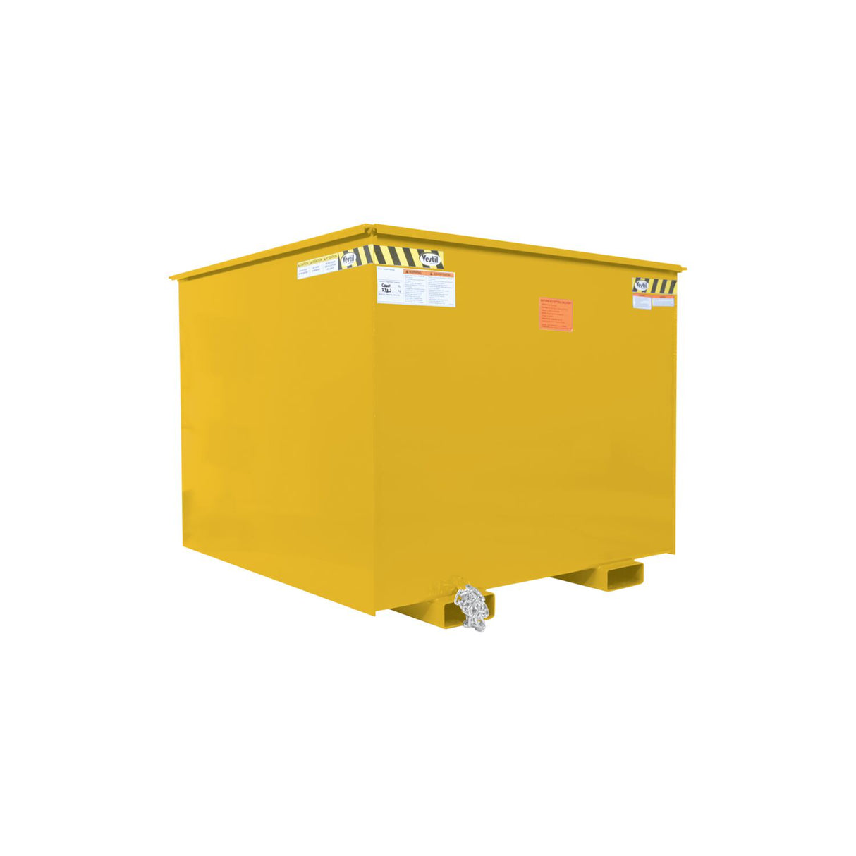 Vestil R Series Rotator Box Hoppers | Forklift Rotator Bulk Transfer, Heavy-Duty Steel, 6,000 lb, 1.25 & 2.5 Cubic Yard, 8 Colors