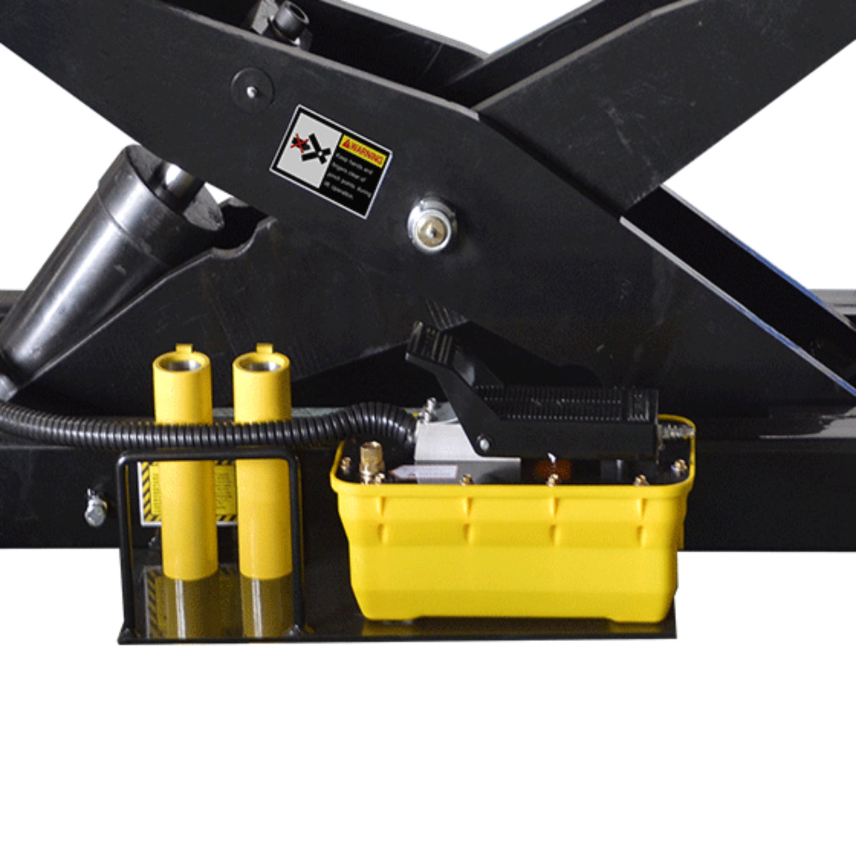 AMGO RJ-20A Pneumatic Rolling Bridge Jack – 20,000 lb Air/Hydraulic Wheels-Free Jack for 4-Post & Scissor Lifts