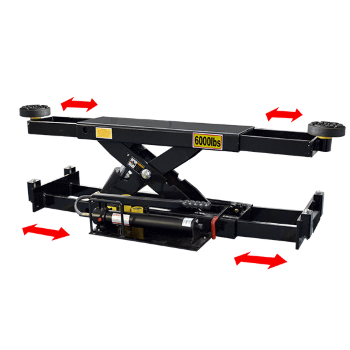 AMGO RJ-6H Manual Rolling Bridge Jack – 6,000 lb Capacity