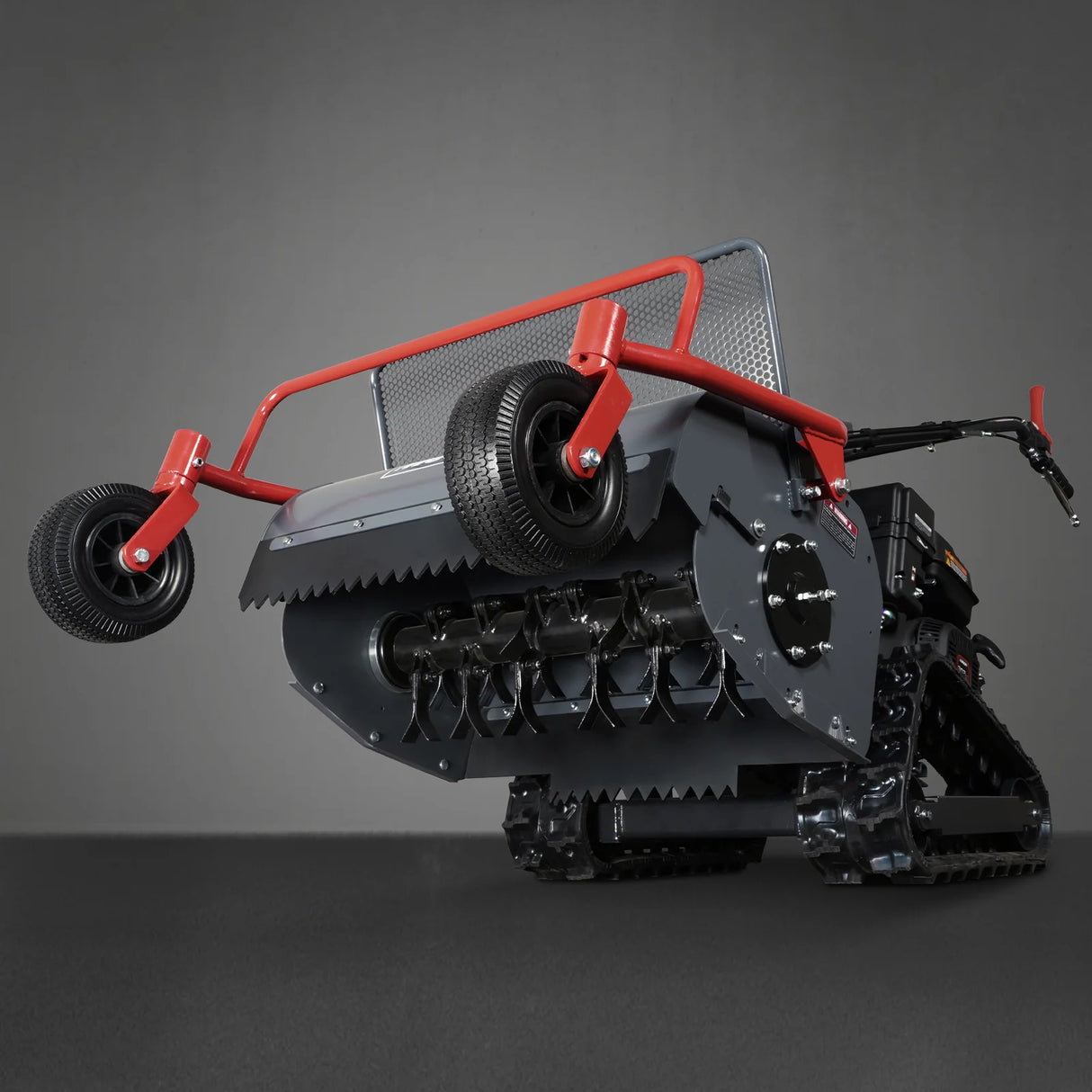 MechMaxx 27" Walk-Behind Flail Mower, 10HP 302cc, Tracked, SFM27T